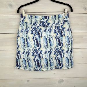 Daily Sports Blue Marbled Golf Skort Athletic Skirt - NWT
